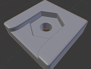 écrou hexagonal de capture bloc bricolage 3d print model - Mito3D