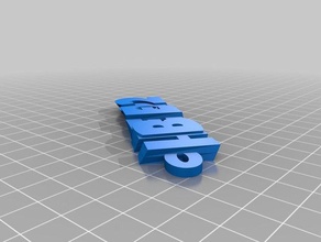 07 Anahtarlık özelleştirilmiş 3d print model - Mito3D