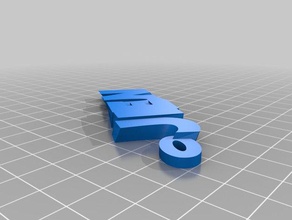 04 keychains customized 3d print model - Mito3D