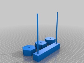 my customized parametric square u-bolt nuts1 hobby 3d print model - Mito3D