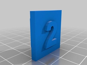 ez-robot number clips robotics 3d print model - Mito3D