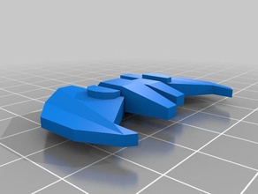 x-wing dralthi wingcommander de la nave juegos el ala-comandante 3d print model - Mito3D