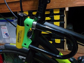 montaggio custom kryptonite new york lock novara gotham sport all'aperto bicicletta blocco di supporto per 3d print model - Mito3D