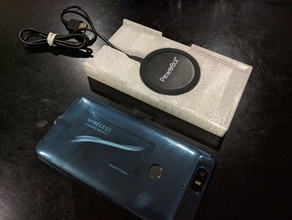 nexus 6p powerbot qi wireless charger stand mobile Telefon erstellt von freecad flashforge qi-Ladegerät smartphone 3d print model - Mito3D