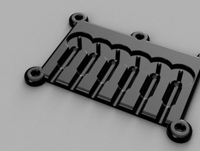 delta arm alignment plate 3d printer parts effector flsun 3d print model - Mito3D