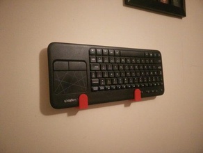 keyboard hanger computer 3d print model - Mito3D