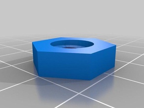 10mm metric nut 3d printer parts 3d print model - Mito3D