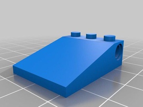 4x3 angolo di 85 lego costruzione i giocattoli personalizzato 3d print model - Mito3D
