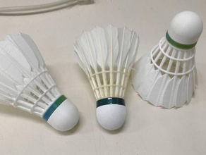 badminton shuttlecock sport outdoors ball sports 3d print model - Mito3D