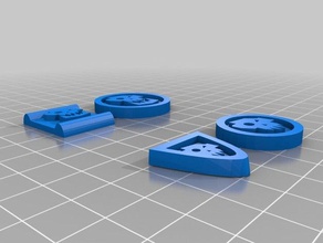 orc tokens 3 d impresión 3d print model - Mito3D