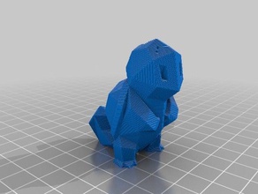 3d slash squirtle keychain other 3d print model - Mito3D