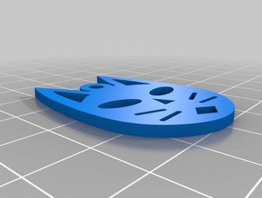 il mio personalizzato remix chiave-kitty anello di catena portachiavi 3d print model - Mito3D
