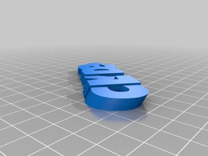 clydes Schlüsselbund Schlüsselanhänger angepasst 3d print model - Mito3D