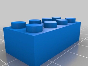 lego 4x2 testato costruzione i giocattoli 4 2 di mattoni mattoncini 3d print model - Mito3D