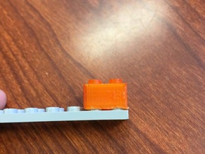 lego brick 2x2 3d a impressora partes davi ouro lua plástico 3d print model - Mito3D