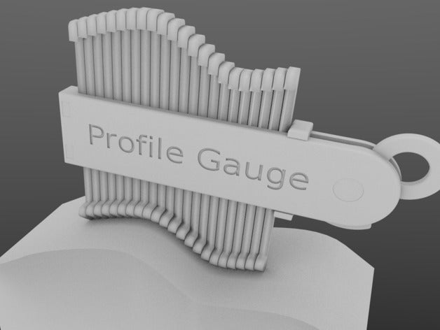 profile gauge hand tools 3D print model - Mito3D