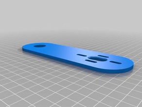 réglable de support moteur le bricolage électrique longboard skateboard 3d print model - Mito3D