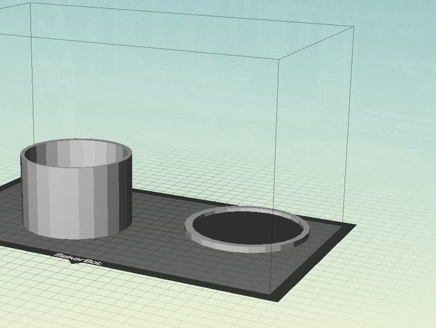 silindirik kap organizasyon 3D print model - Mito3D