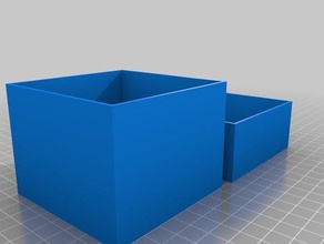 7mm wsm 25 ammo box tool holders boxes customized 3d print model - Mito3D