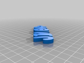 jimena organización personalizado 3d print model - Mito3D