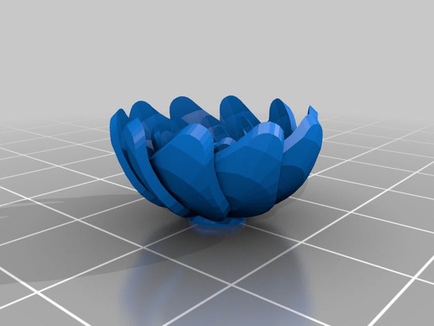 mon personnalisés comme lotus fleur les mathématiques l'art 3D print model - Mito3D