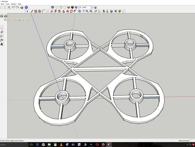 inductrix quadro luschengerman leve v4 rc veículos 3D print model - Mito3D