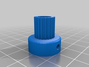 gt2 polia 20t 8 mm eixo 3d a impressora partes personalizado 3d print model - Mito3D