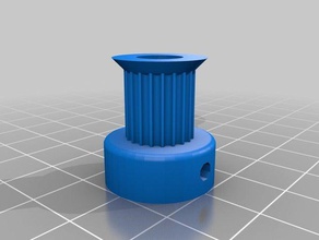 gt2 polia 20t 8 mm eixo retentor 3d a impressora partes personalizado 3d print model - Mito3D