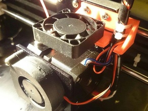 anet a8 alternative 40mm extrudeuse de montage du ventilateur 3d l'imprimante pièces 3d print model - Mito3D