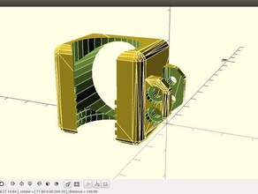 e3d v5v6 duto de grampo a impressora extrusoras hotend v6 openscad 3d print model - Mito3D