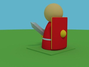 roman soldiers legio toys games legion miniature 3d print model - Mito3D