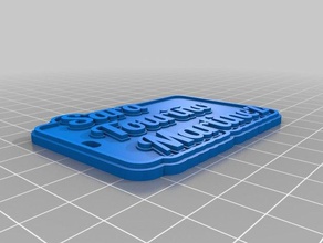 sara tm llavero Schlüsselanhänger angepasst 3d print model - Mito3D