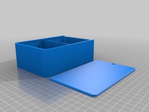 özelleştirilmiş yuvarlak kutu bölümü benim kaplar 3d print model - Mito3D