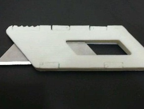 otra utilidad de cuchilla, yaubh mano herramientas personalizador la edc el cuchillo izquierda zurdo 3d print model - Mito3D