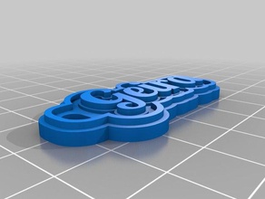 geira chaveiros personalizado 3d print model - Mito3D