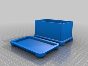 cartão de visita caixa office 3d print model - Mito3D