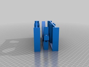 il mio personalizzato lcd monitor stand ufficio 3d print model - Mito3D