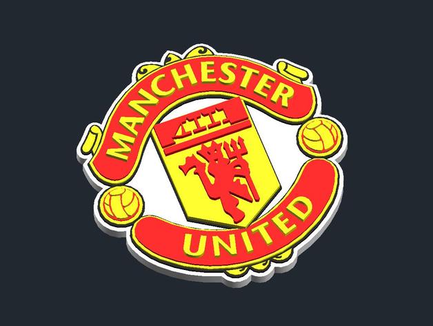 manchester united logo işaretler logoları csd Spor Toto Süper Lig 3D print model - Mito3D