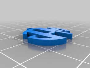 mi monograma personalizado colgante joyería 3d print model - Mito3D