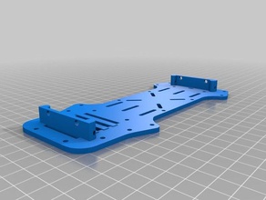 frame lower plate no cam ledmount 3d printing tinkercad 3d print model - Mito3D