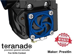 toranado v20 Lüftergitter Wettbewerb 3d Drucker Extruder 30mm Lüfter 3d print model - Mito3D