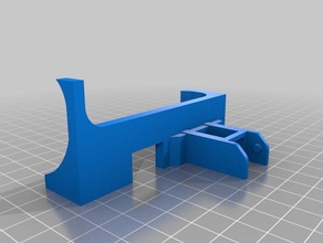 remix laazurus migbot extruder brace wchain anchor 3d printer parts prusa i3 3d print model - Mito3D