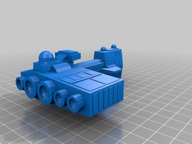 hmsn ark royal assalto vettore spazio marina i giocattoli giochi tutta la spinta sci-fi astronave wargames-giochi di guerra mappa 3D print model - Mito3D