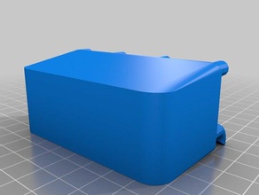 dual battery pack bin tool holders boxes customized 3d print model - Mito3D