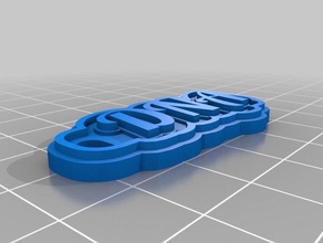 dna keychain keychains customized 3d print model - Mito3D