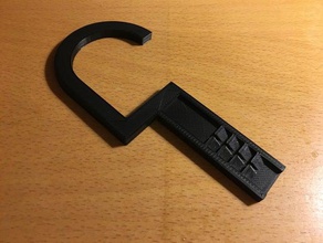 belt hanger trakline accessories openscad 3d print model - Mito3D