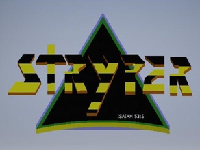 stryper logo groupe 3d l'impression 3d print model - Mito3D