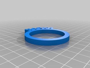 hapka napkin rings kitchen dining customized 3d print model - Mito3D