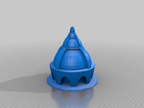 alien dome 13 art customized 3d print model - Mito3D