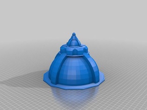 alien dome 11 art customized 3d print model - Mito3D
